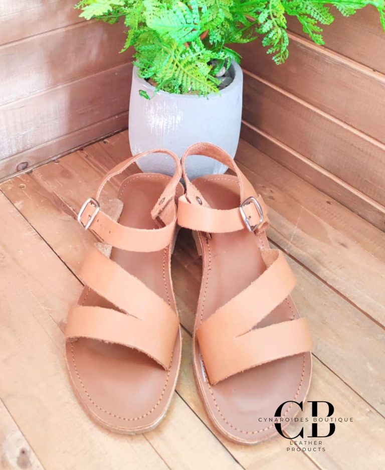Ladies' Leather Strappy Sandals