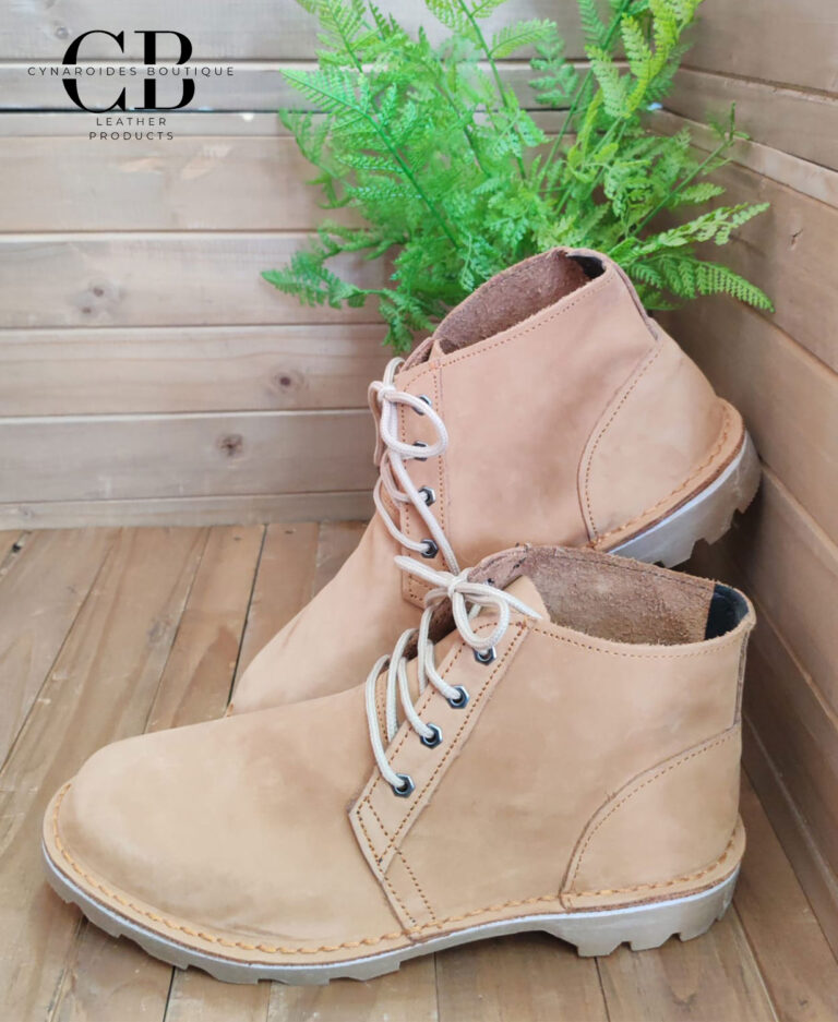 Men's Leather Lace-Up Boot