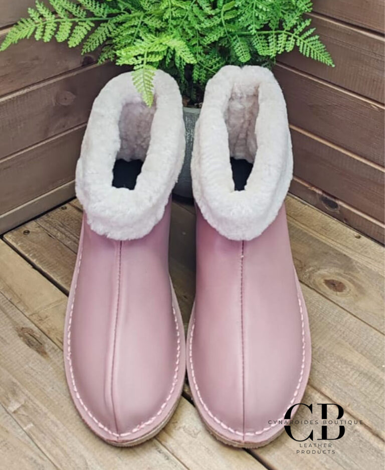 Medium Cut Leather Slippers