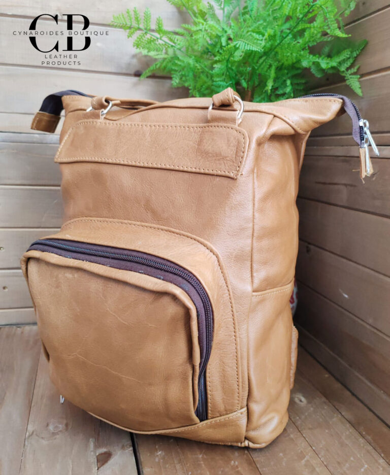 Leather Nappy Bag