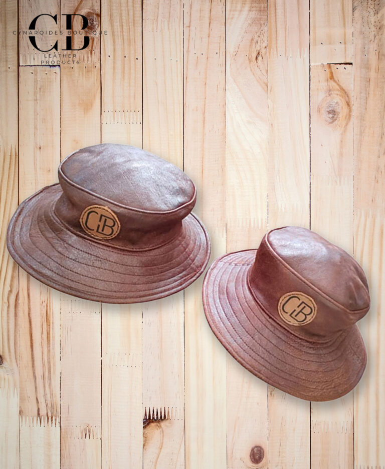 Leather Safari Hat